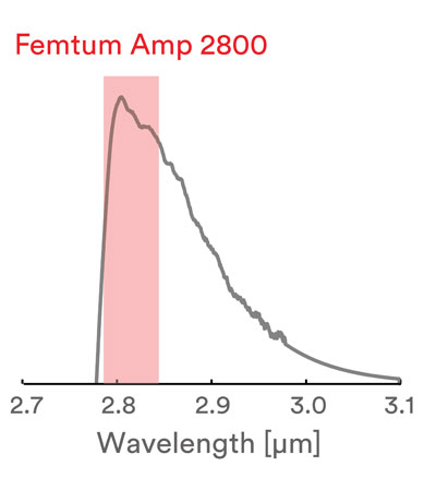 Femtum fiber amplifier wavelenght